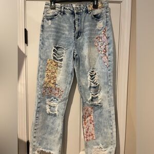 Great patch jeans